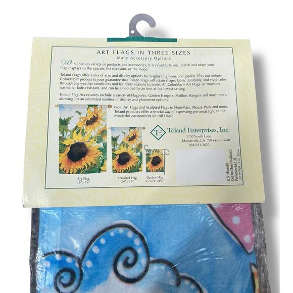 Welcome Baby Newborn House Flag 24x36" Toland Art Shower Gift Celebrate Birth - Picture 9 of 11